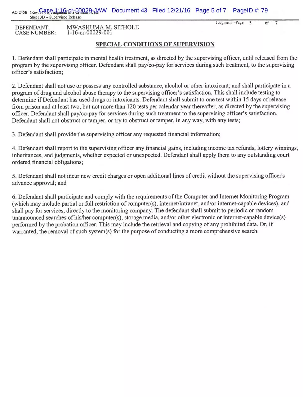 Page 5 of 7, Judgment Order