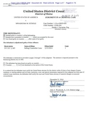 Page 1, Judgment Order