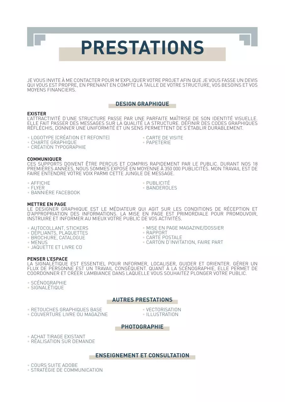 Page 1 of 1, LBTY Prestations