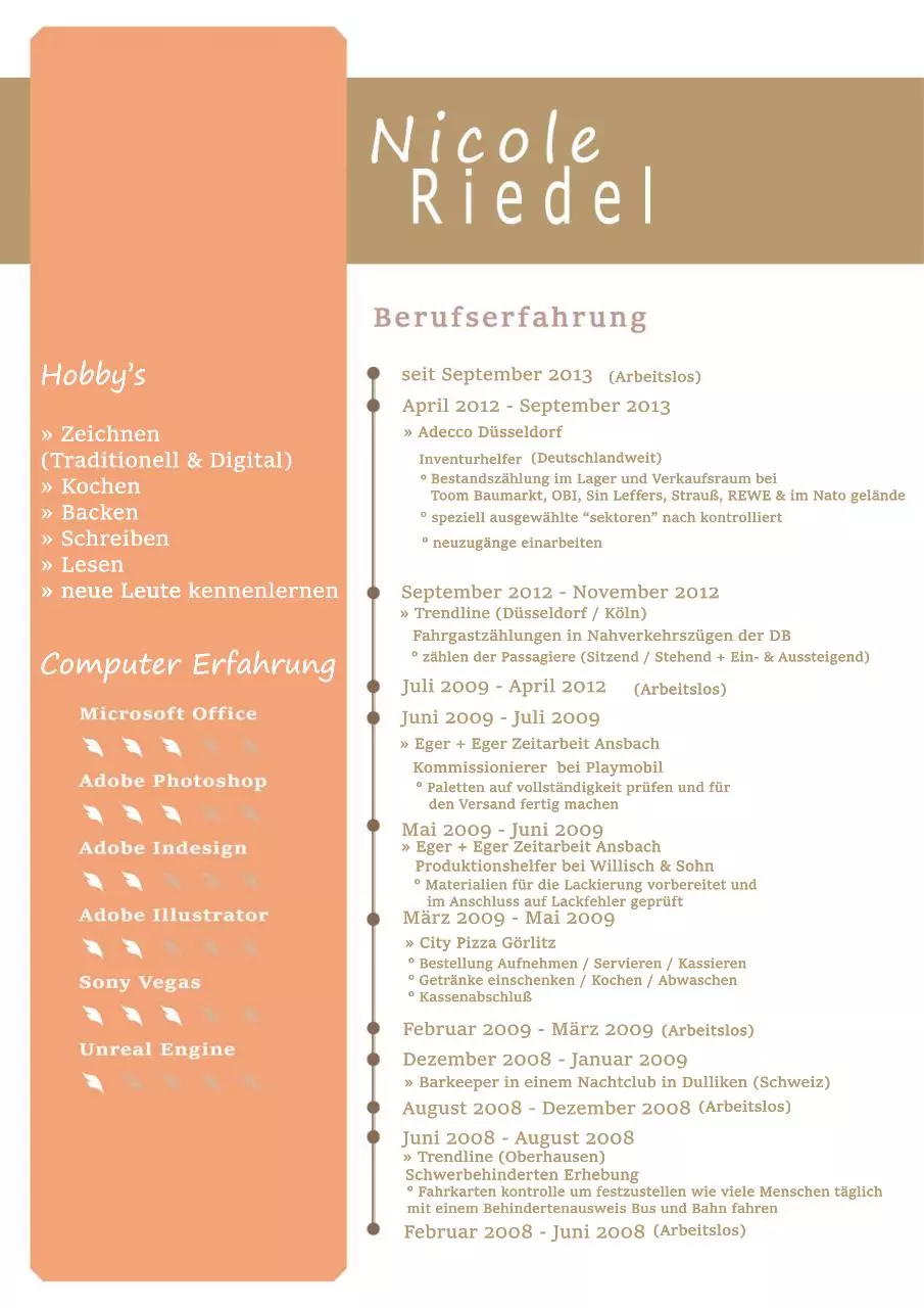 Page 2 of 2, Lebenslauf Nicole Riedel