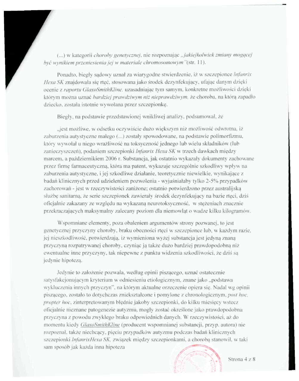 wyrok gsk szczepienia autyzm.pdf - page 4/9