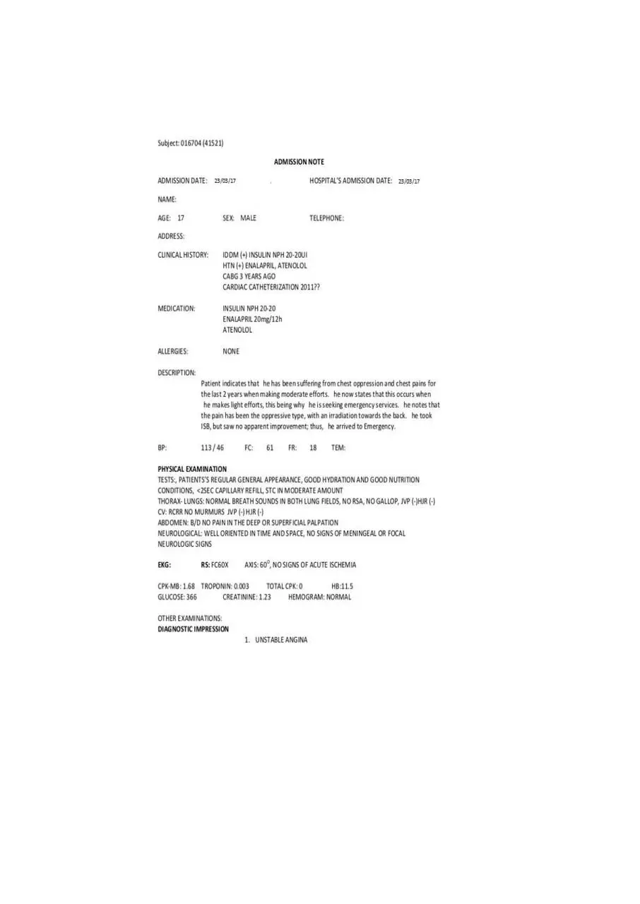 Page 1 of 1, reporteMedico
