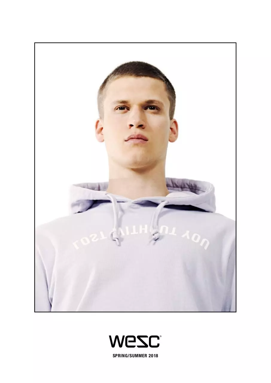 Page 1 of 27, wesc ss18 lookbook digital