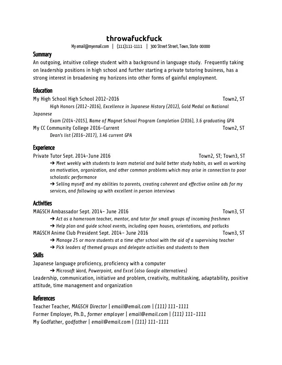Page 1 of 1, CopyofResumeJune2017(1)
