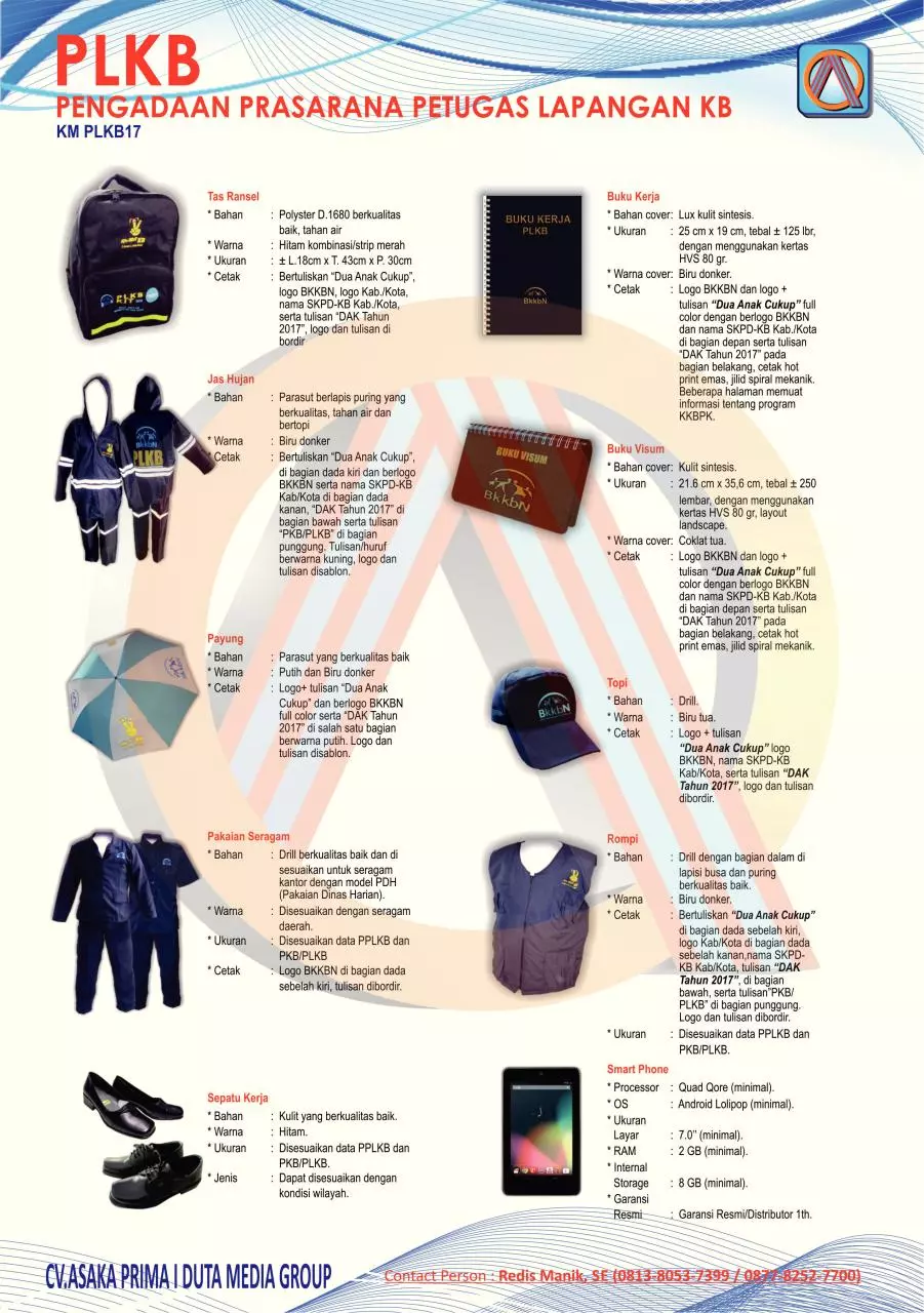 Page 3 of 12, Katalog Harga produk Juknis DAK BKKBN 2017