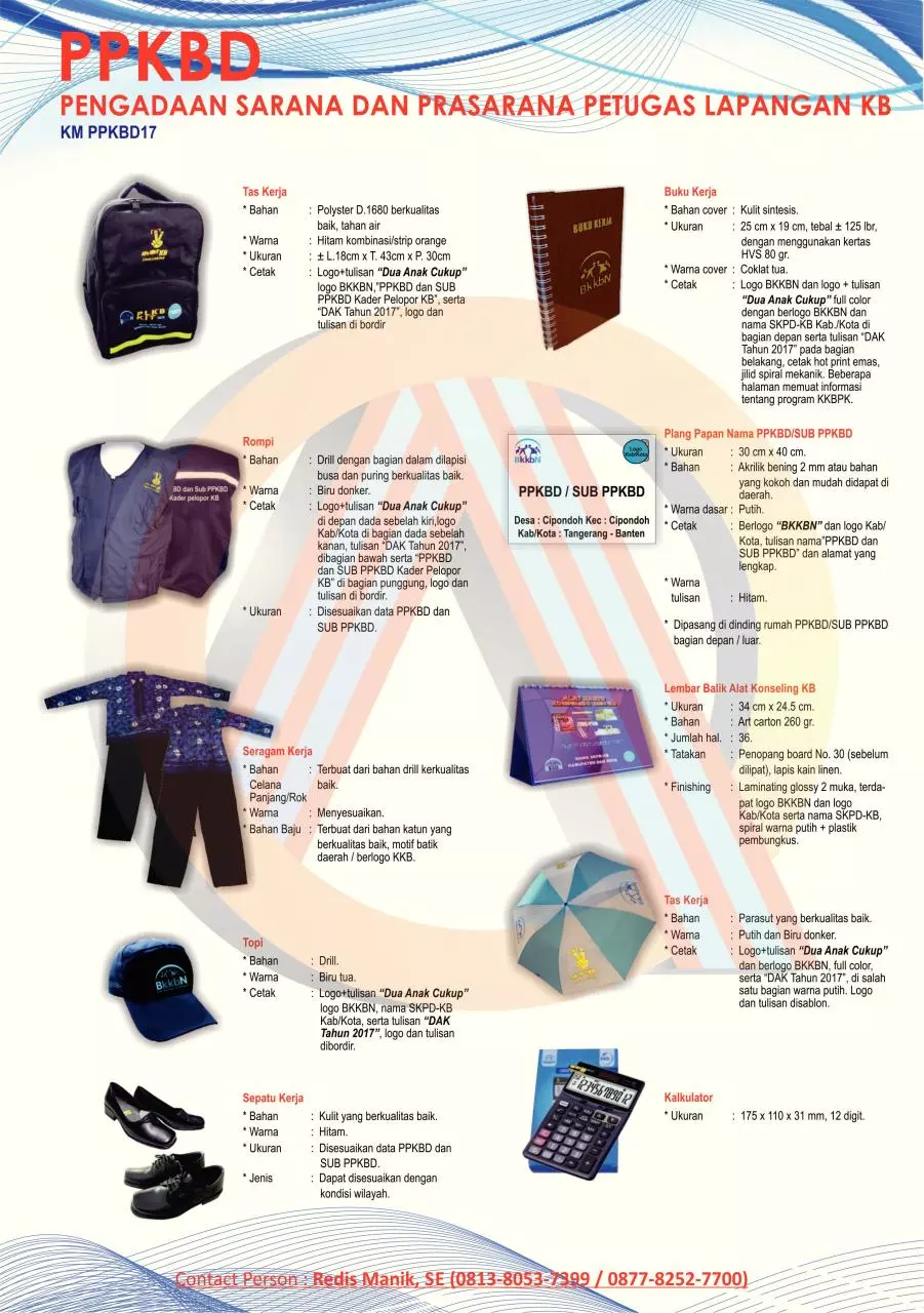 Page 4 of 12, Katalog Harga produk Juknis DAK BKKBN 2017