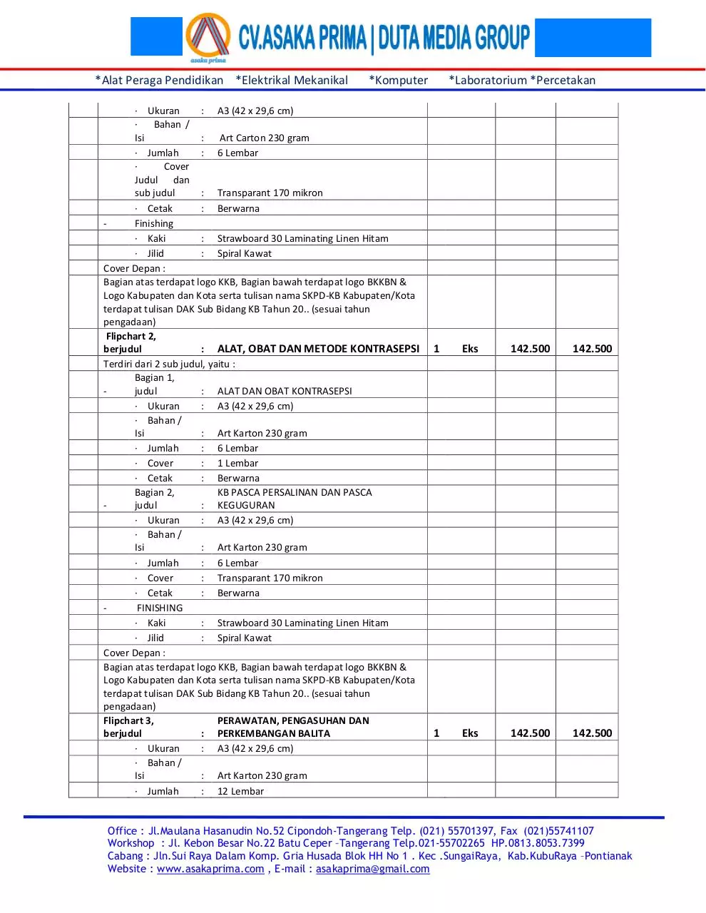 Page 5 of 9, Lelang KIE KIT KKb BKKbN 2017 ~ CV.ASAKA PRIMA