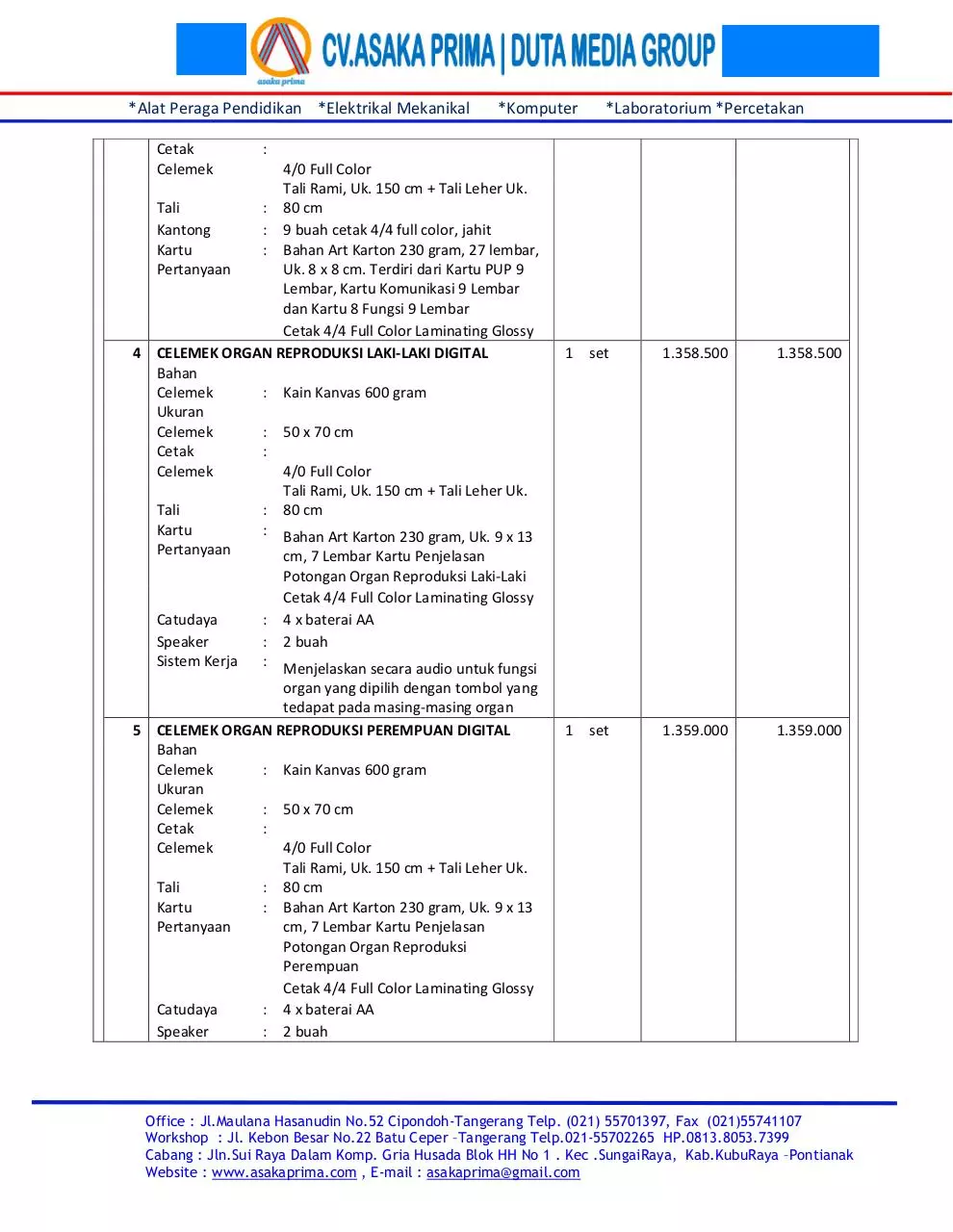 Page 2 of 4, Paket GENRE KIT DIGITAL BKKbN 2017 ~ CV.ASAKA PRIMA.1
