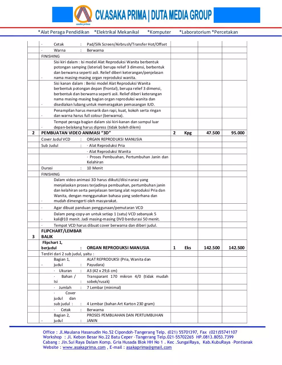 Page 4 of 9, Produksi KIE KIT KKb BKKbN 2017 ~ CV.ASAKA PRIMA