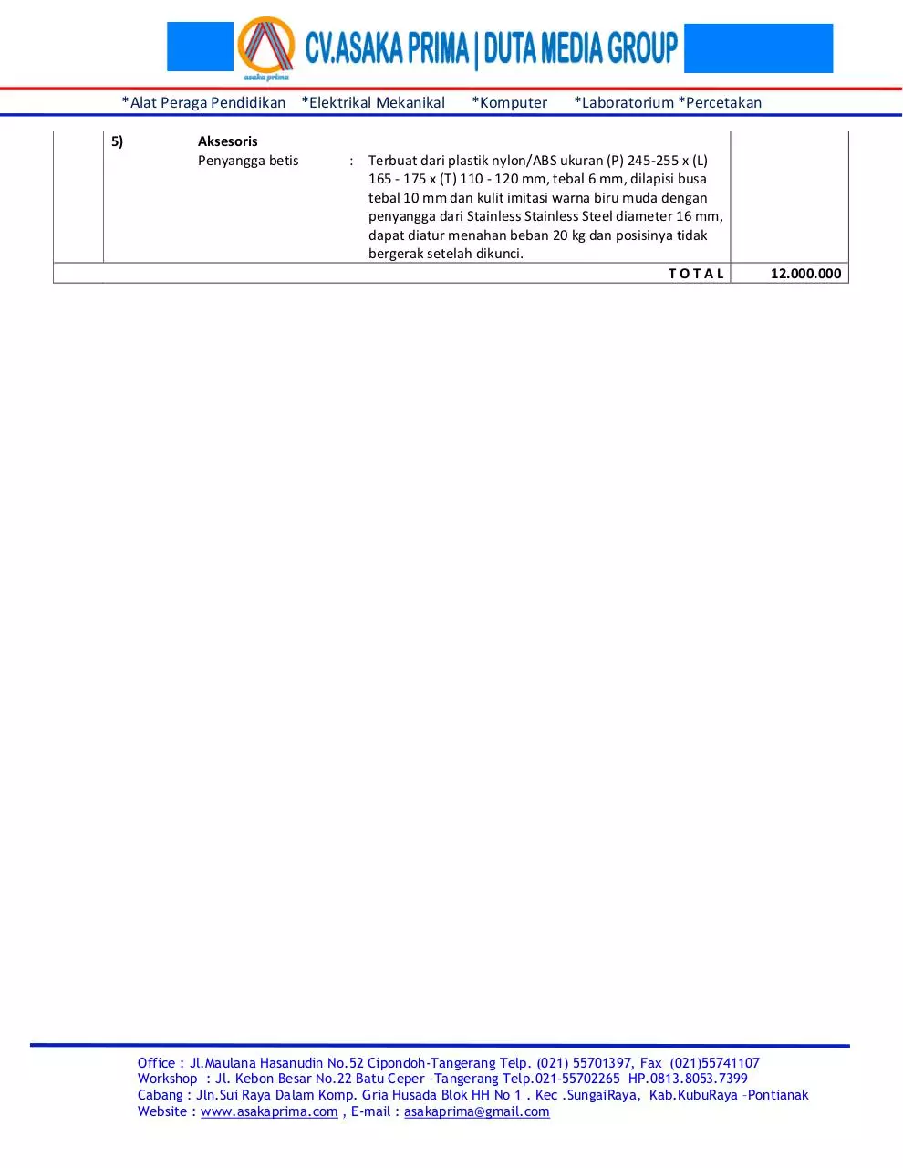 Page 3 of 3, Produksi OBGYN BED BKKbN 2017 ~ CV.ASAKA PRIMA