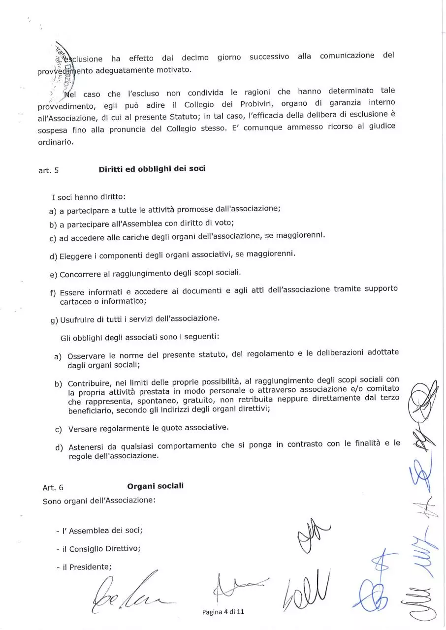Page 3 of 9, statuto depositato assai