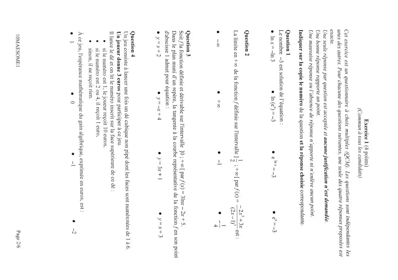 Page 4 of 6, bac es 2010 maths