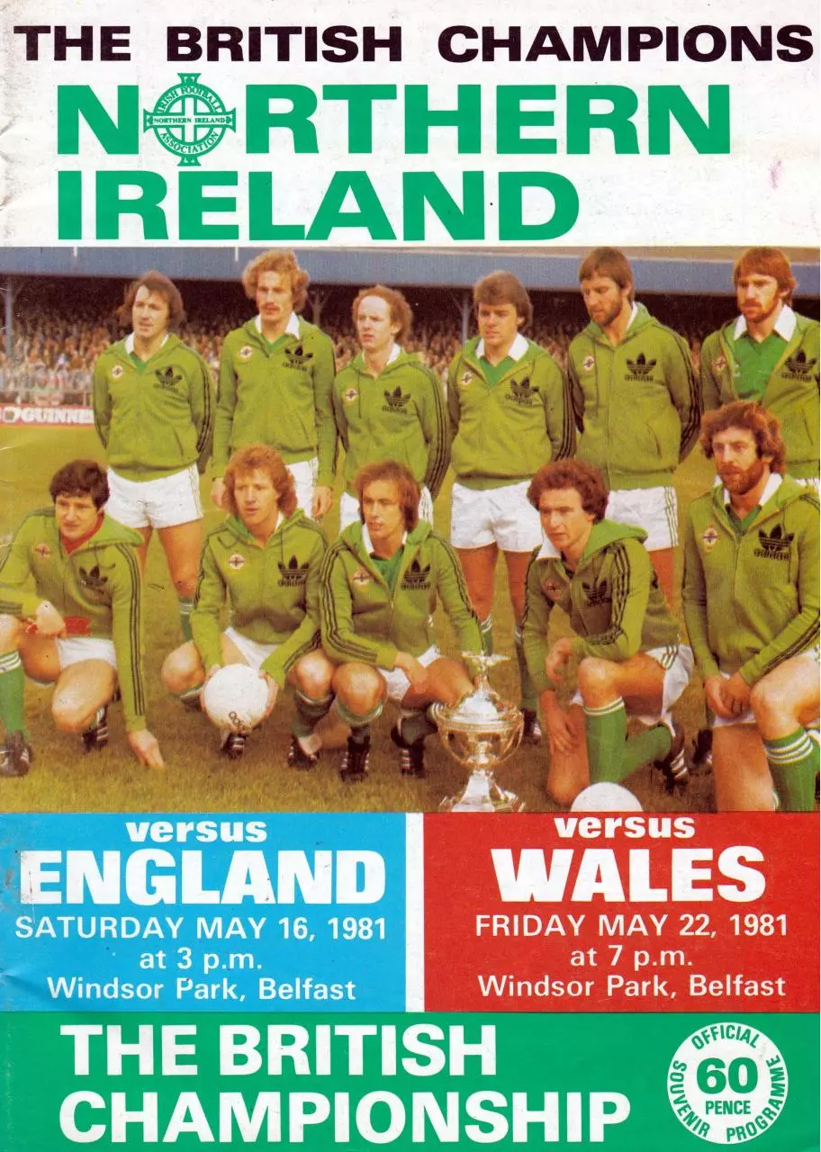 Page 1 of 40, N.Ire v Eng, Wales, May 81
