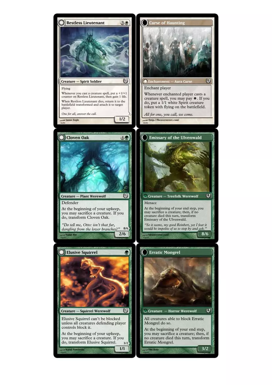 Page 1 of 3, Legacy of Innistrad Uncommon (DF)