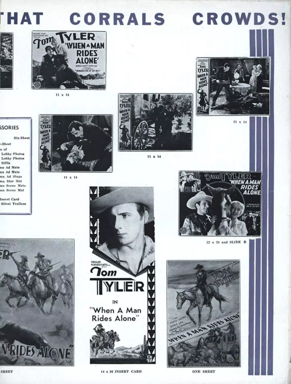 Page 3 of 7, WhenAManRidesAlone pressbook