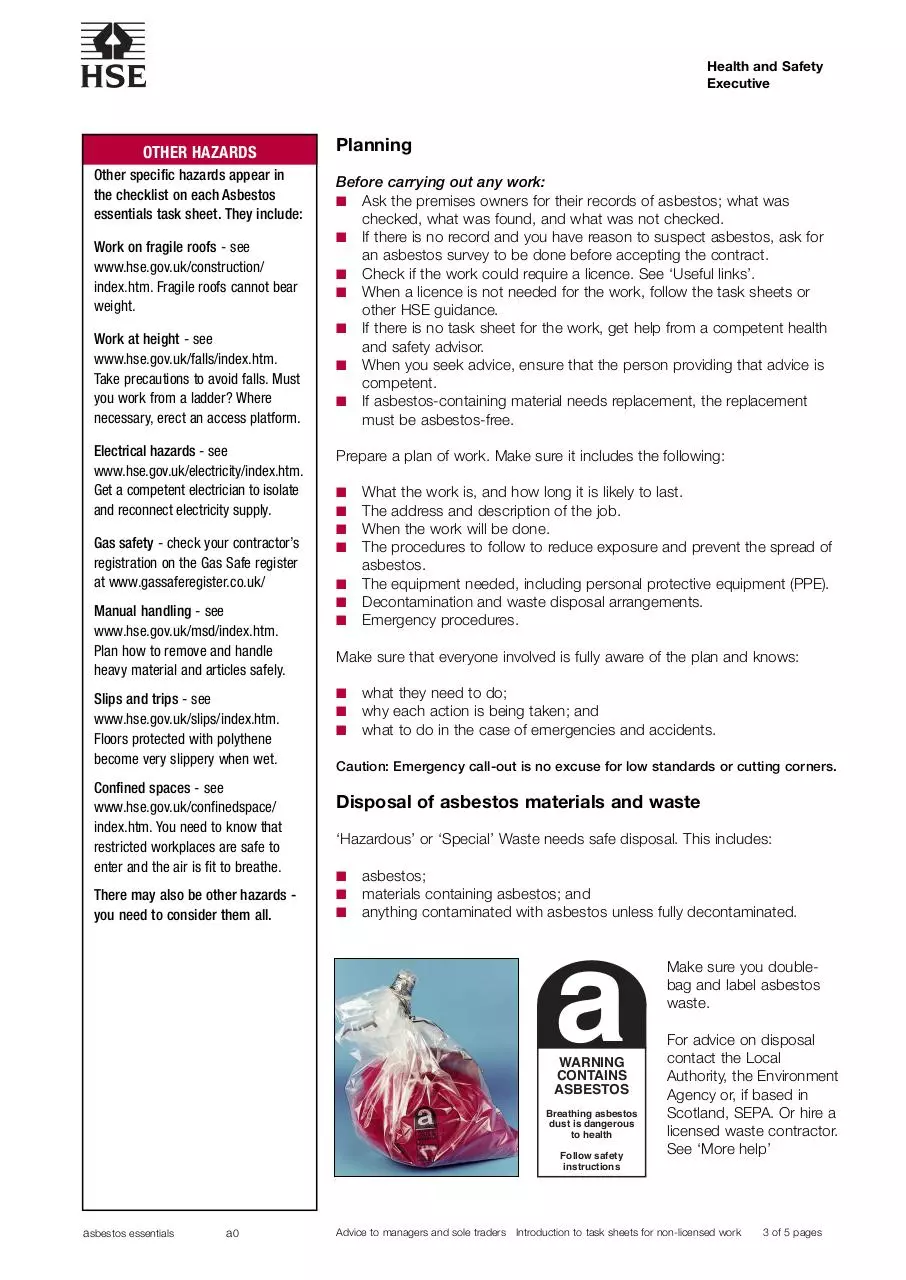 Page 3 of 5, A0 Advice to Managers