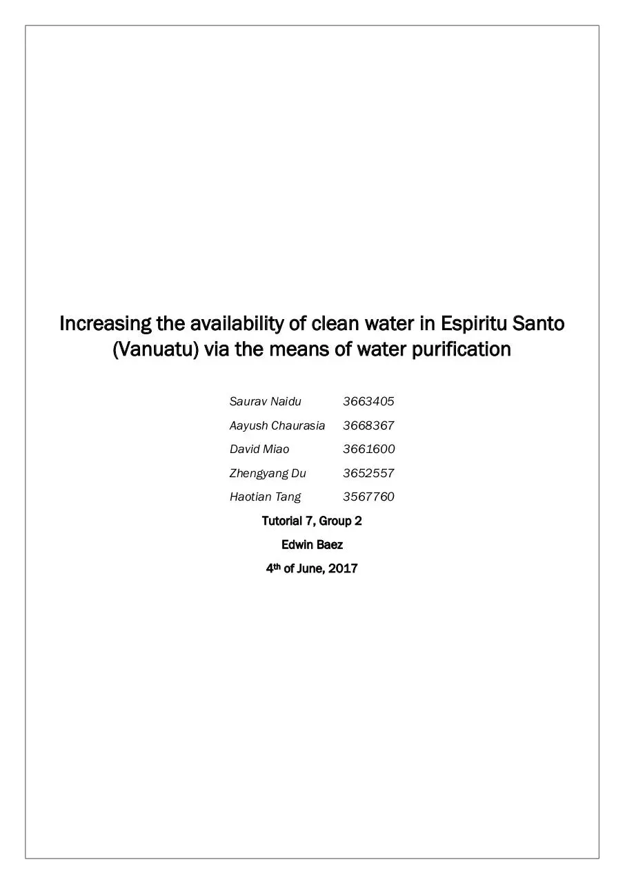 Page 1 of 38, EWB Project Submission