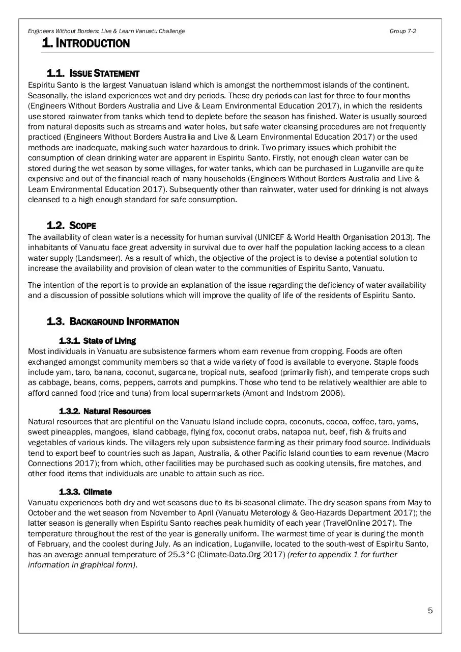 Page 5 of 38, EWB Project Submission