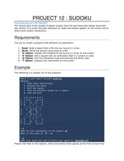 Page 1, PROJECT 12