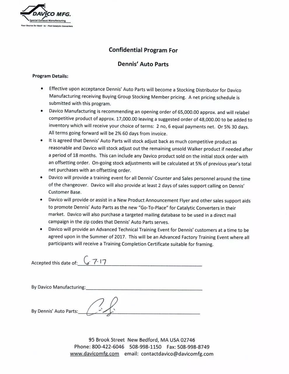 Page 1 of 1, Davico