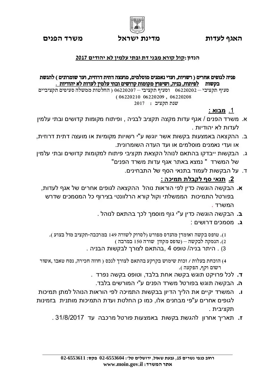 Page 1 of 7, מבני דת ובתי עלמין לא יהודים