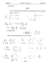 Page 3, Exam I Answer Key