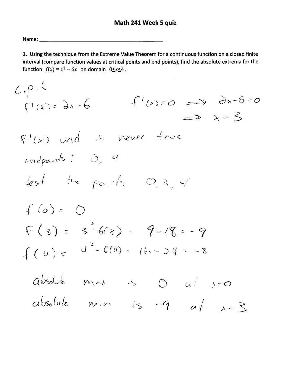 Page 1 of 2, Week 5 Quiz