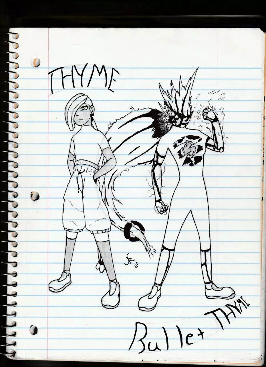 Page 1 of 1, BulletThymeSketch