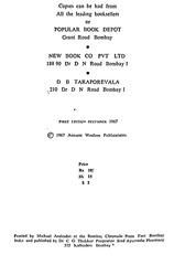 Page 2, Ayurveda For You by Chandrashekhar Thakkur