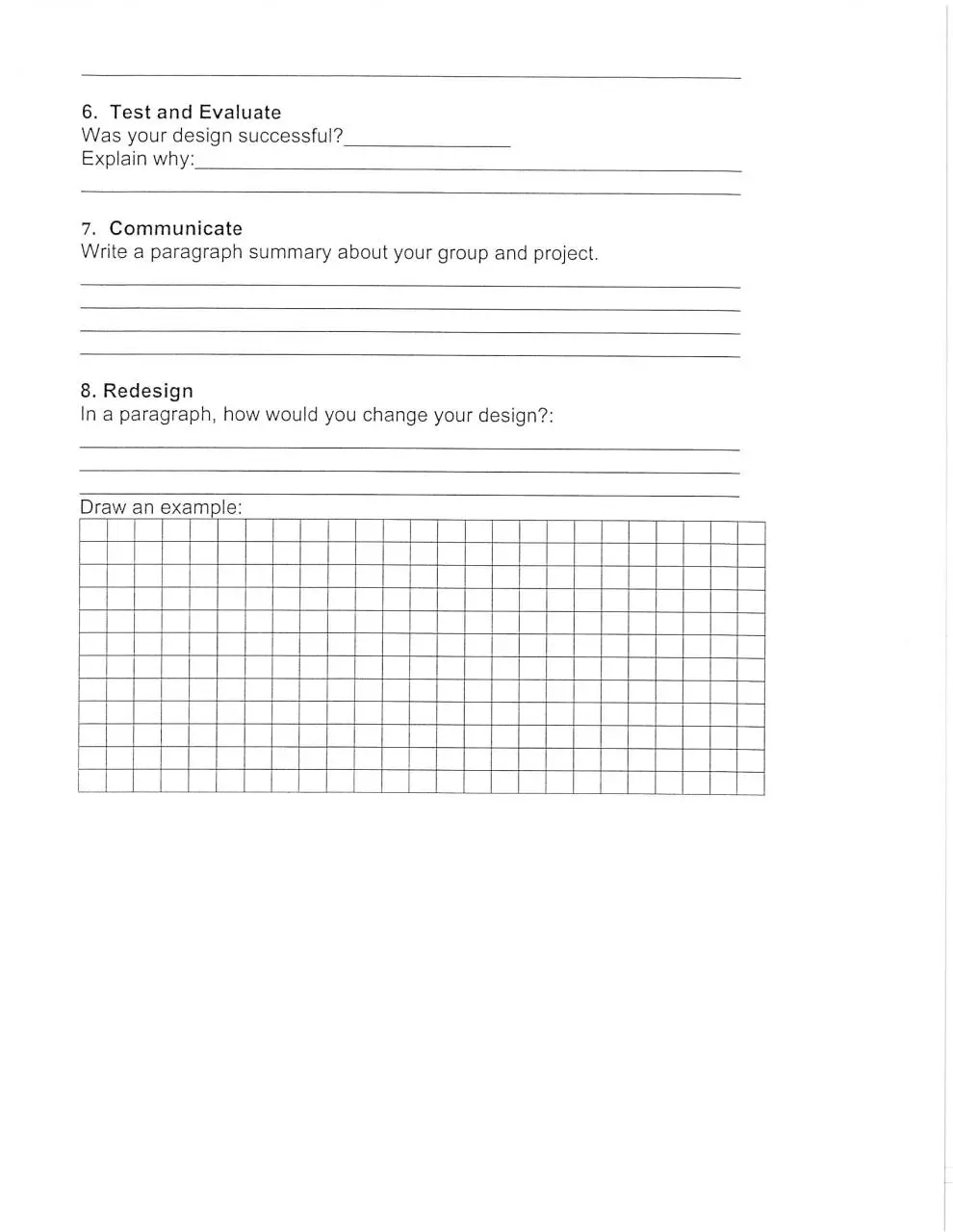 Page 3 of 3, Service Learning Worksheet