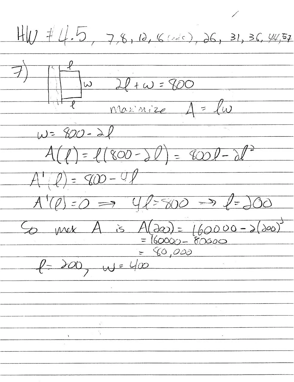 Page 1 of 10, HW 4.5 answer key