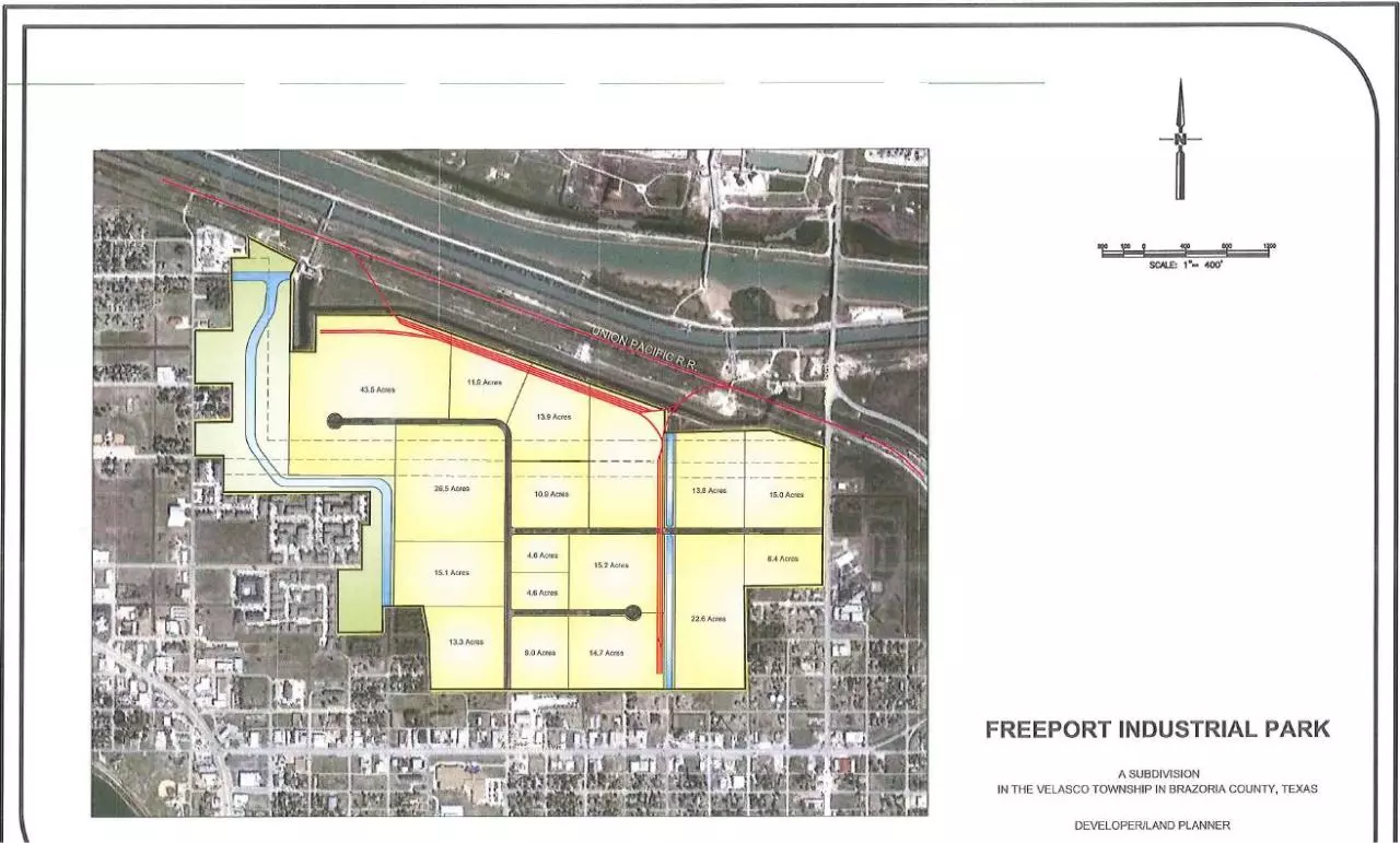 Page 1 of 1, Freeport Industrial Park Flyer