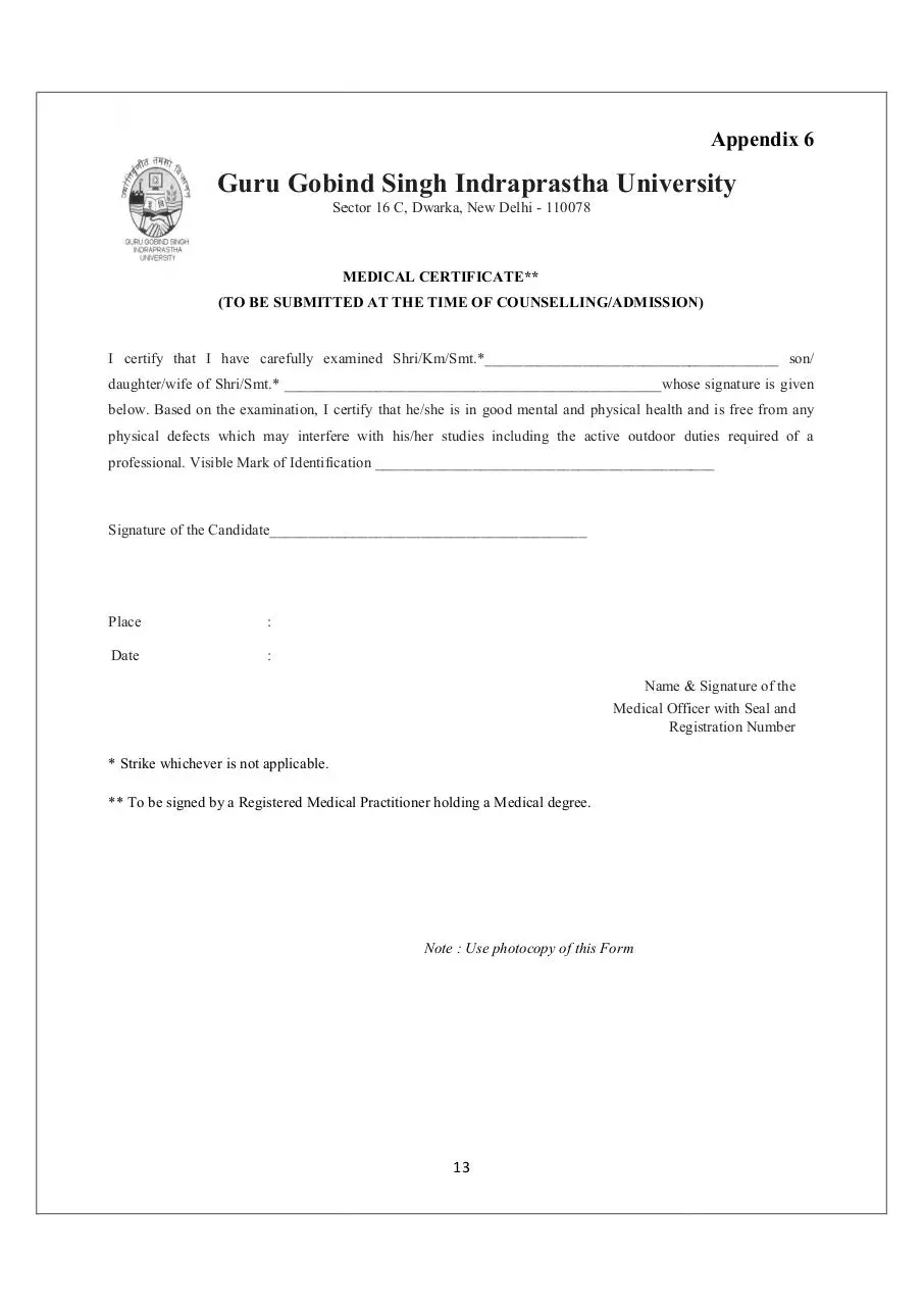 Page 1 of 1, medical
