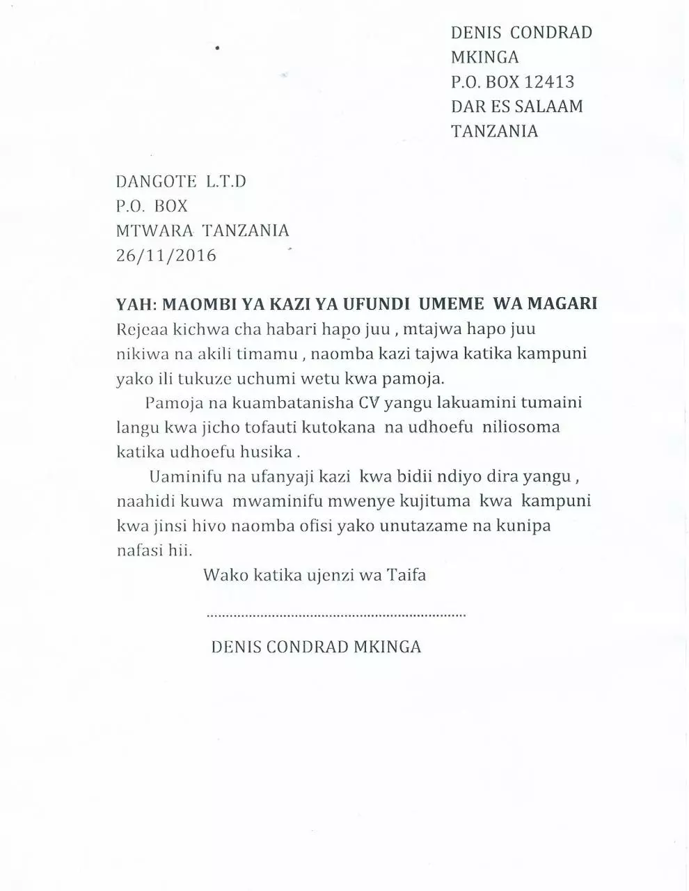 Page 1 of 1, Denis