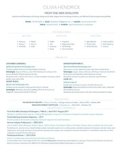 olivia hendrick frontenddev resume
