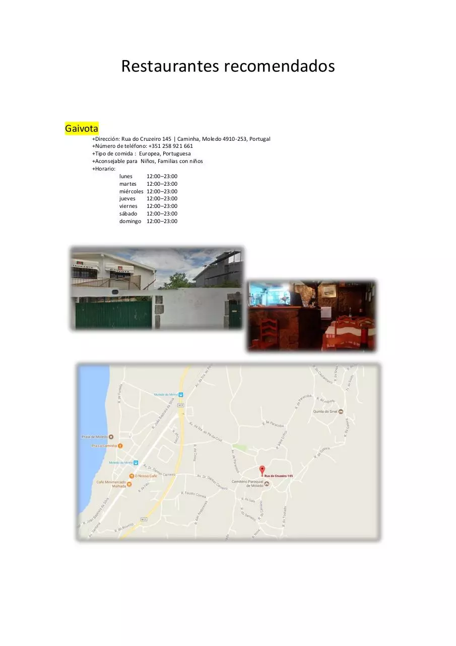 Page 1 of 3, FolletoRestaurantes