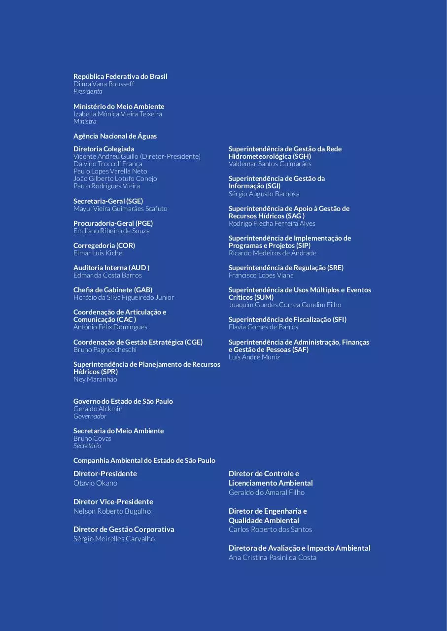 Page 3 of 327, Guia Nacional de Coleta CETESB ANA 2012