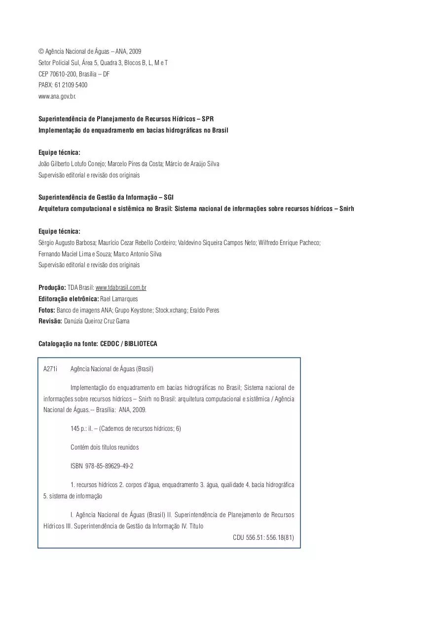 Page 5 of 150, IMPLEMENTACAO DO ENQUADRAMENTO