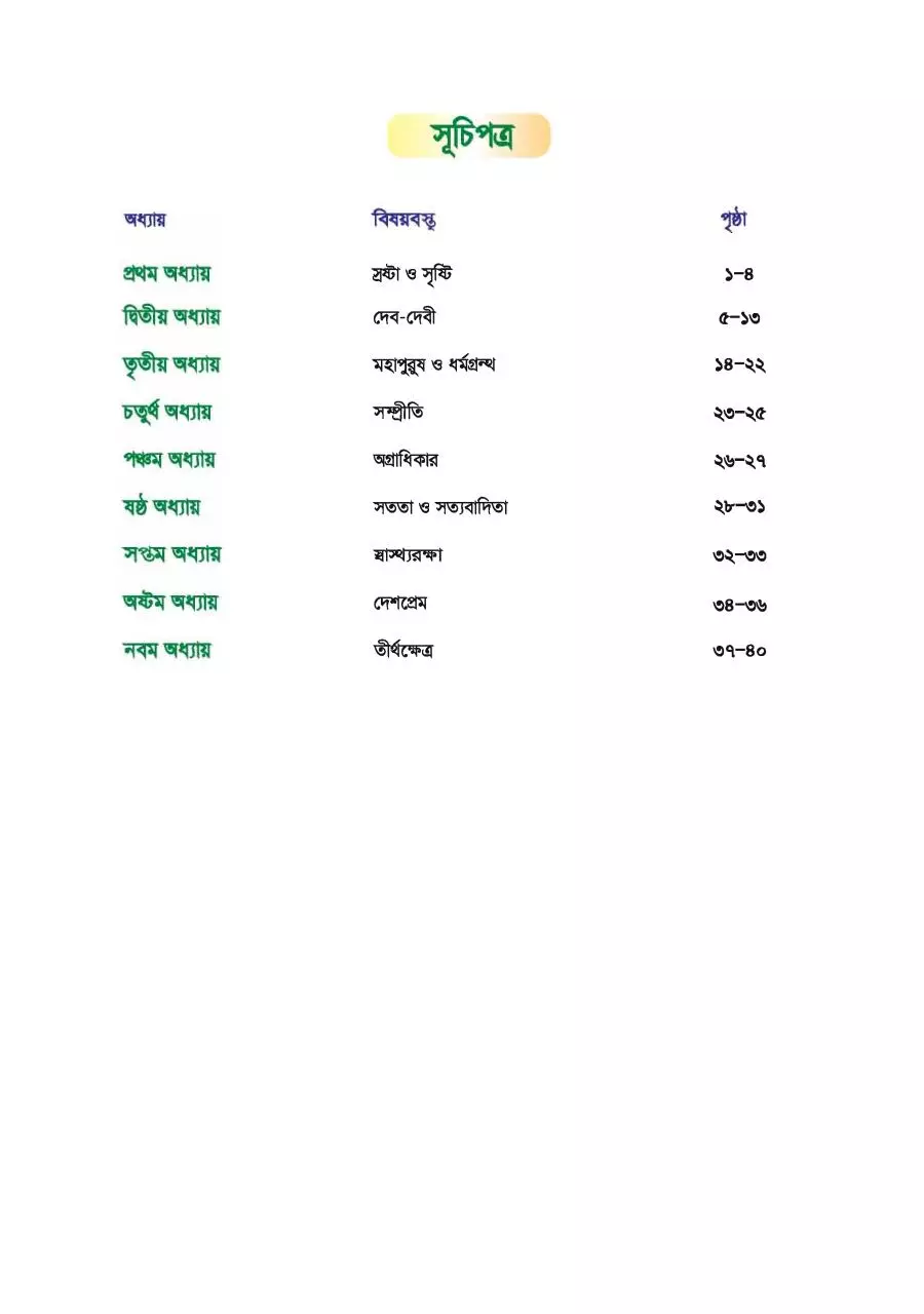 Page 5 of 45, TG Class 2 Hindu and Moral Education