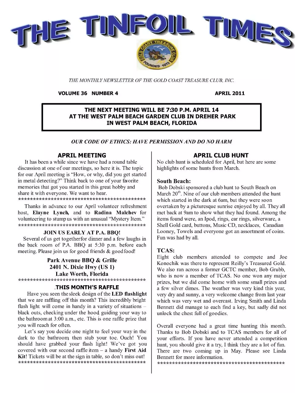 Page 1 of 6, 2011 April