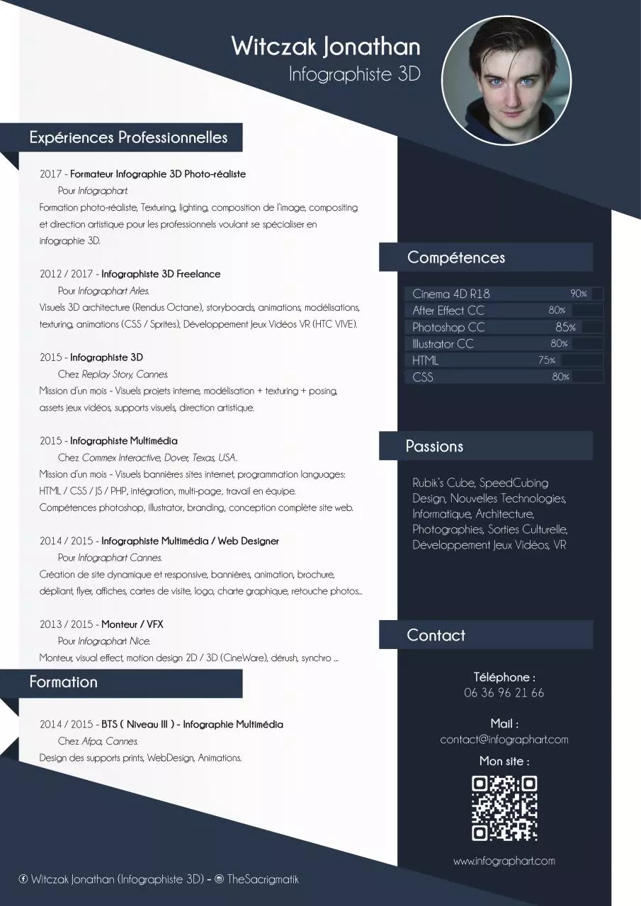 Page 1 of 1, CV Witczak Jonathan