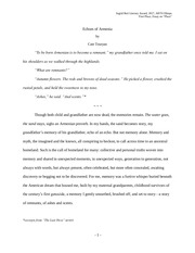 Page 1, Echoes of Armenia Cate Touryan 8.17