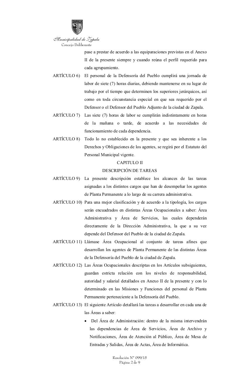 099-15 Aprueba Organigrama Funcional Defensoria del Pueblo.pdf - page 2/9
