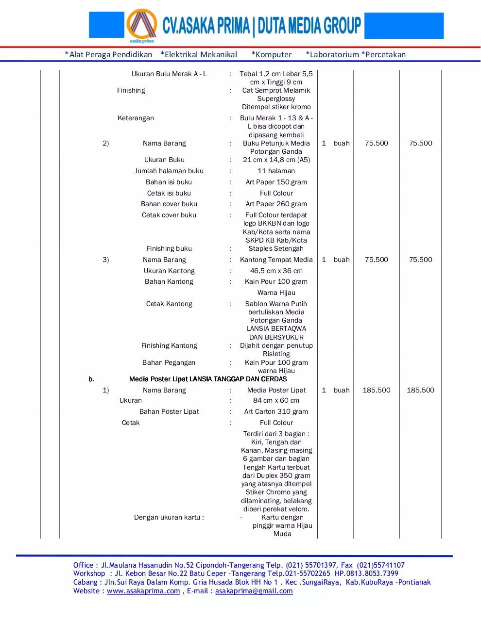 Page 2 of 9, RAB LANSIA 2017 ~ CV.ASAKA PRIMA