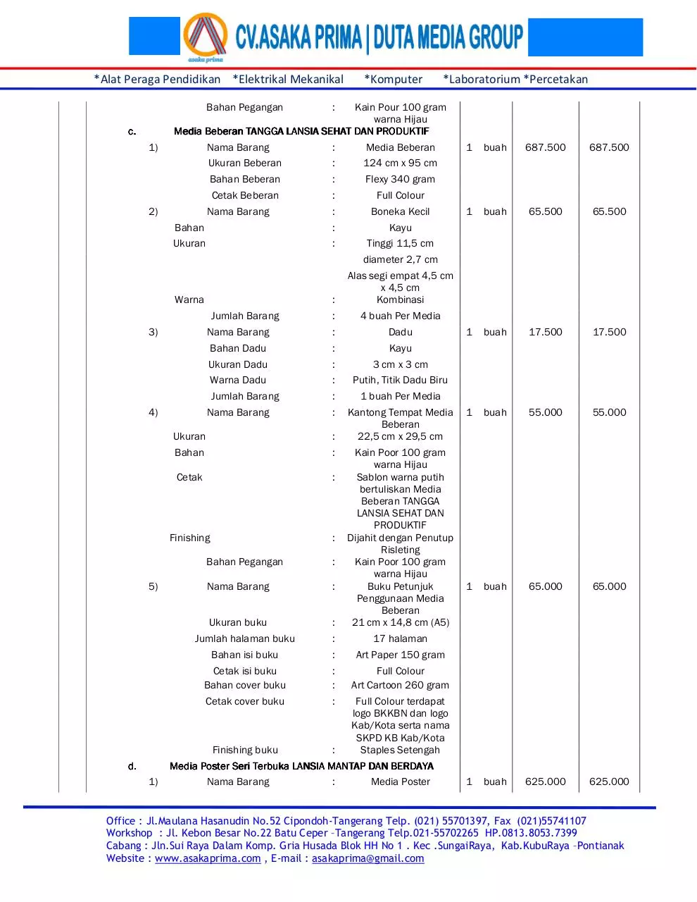 Page 4 of 9, RAB LANSIA 2017 ~ CV.ASAKA PRIMA