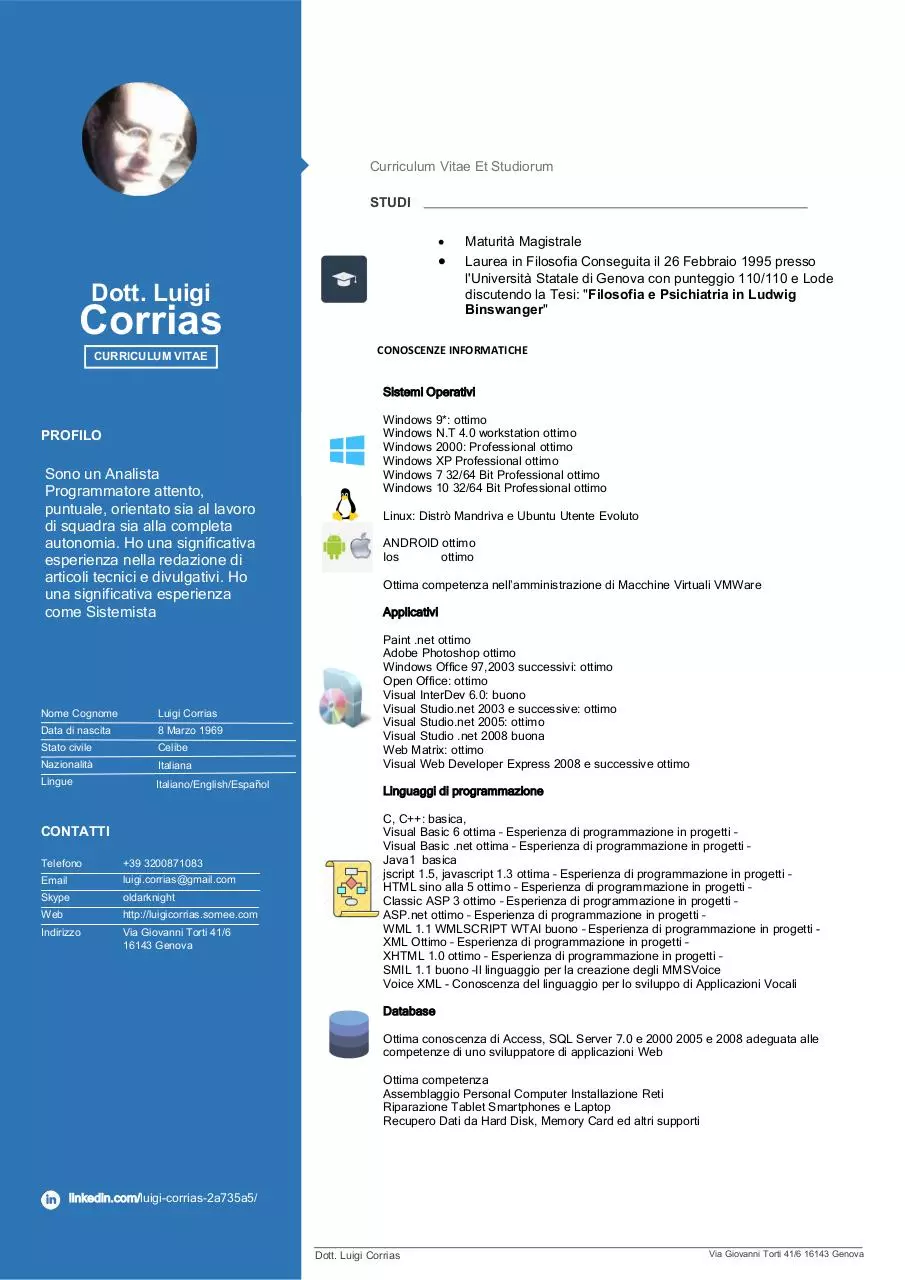 Page 2 of 5, Curriculum Luigi Corrias