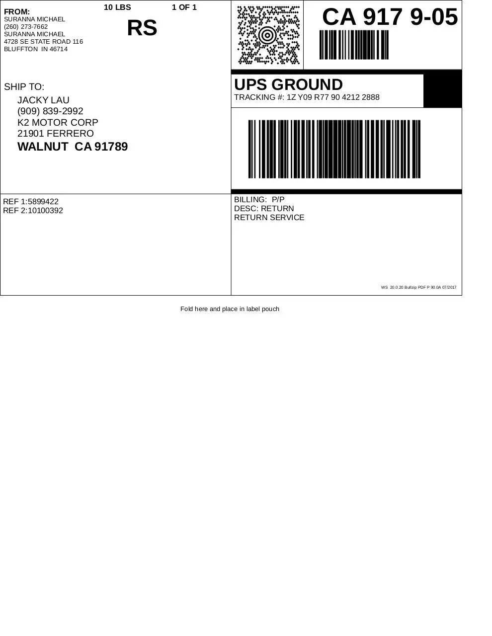 Page 1 of 1, 7541311 5653509