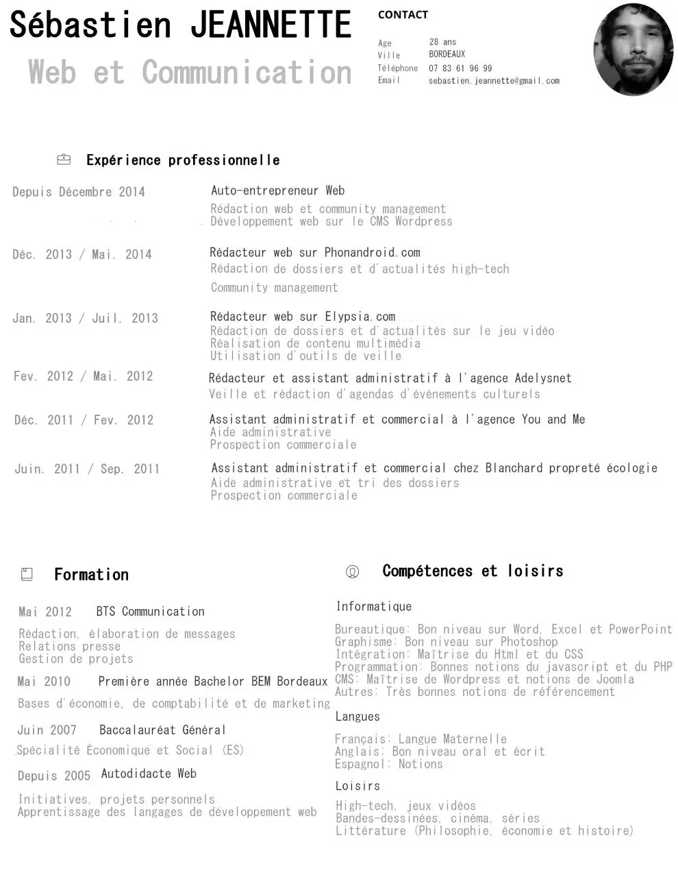 Document preview - CV-Sebastien-Jeannette.pdf - Page 1/1