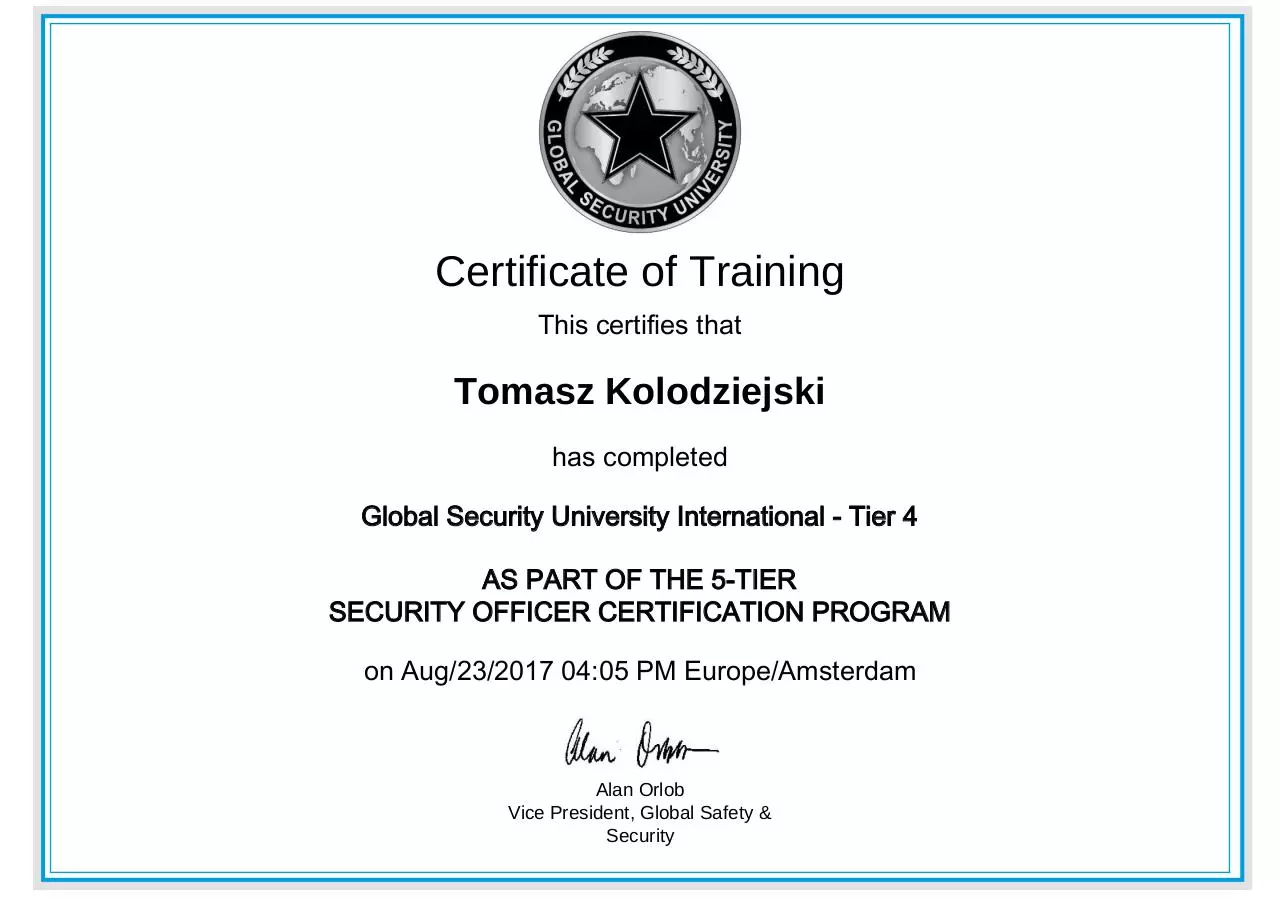 Page 1 of 1, CertificateOfCompletion tier 4