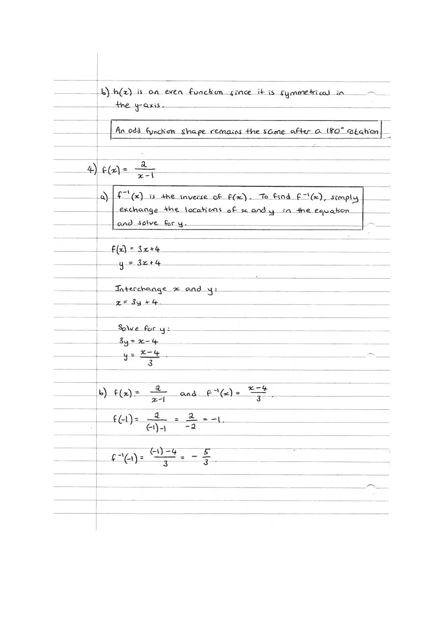 Page 2 of 4, functions and graphs